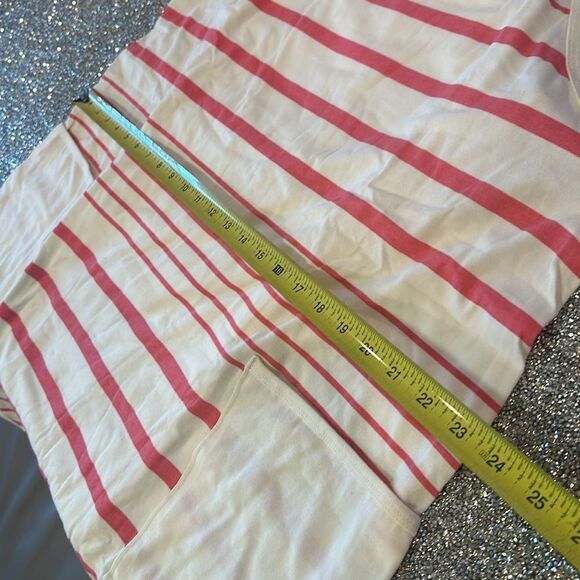 Free People Hot Shot Mini Printed Dress XL red ivory spring stripe NWT - Picture 6 of 9